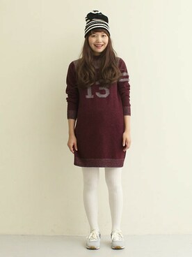 Dot&Stripes CHILDWOMANさん（レディース・158cm）の秋コーディネート