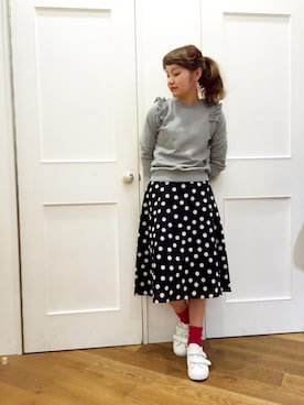 Dot&Stripes CHILDWOMANさん（レディース・158cm）の秋コーディネート