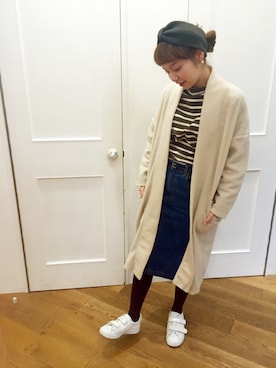 「アイテム（ヘアバンド）」を使った、Dot&Stripes CHILDWOMANさん（レディース・158cm）の秋コーディネート