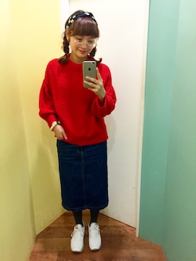 「アイテム（ヘアバンド）」を使った、Dot&Stripes CHILDWOMANさん（レディース・158cm）の冬コーディネート