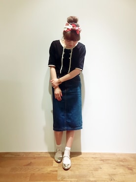 Dot&Stripes CHILDWOMANさん（レディース・158cm）の春コーディネート