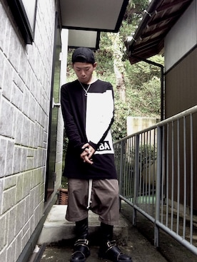 「DANKE SCHON（ダンケシェーン）のアイテム（シューズ）」を使った、こーきさん（メンズ・172cm）の秋コーディネート