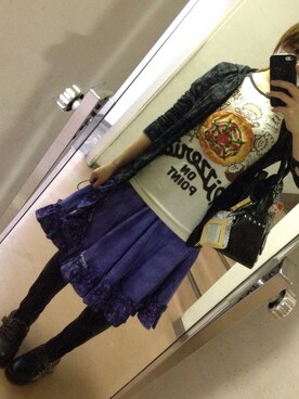 「rough（ラフ）のアイテム（トップス）」を使った、きむらっこさん（レディース・152cm）の秋コーディネート