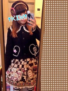 「ロリィタ」｜「アイテム（ハンチング/ベレー帽）」を使った、きむらっこさん（レディース・152cm）の春コーディネート