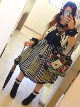 「lolitafashion」｜「アイテム（その他）」を使った、きむらっこさん（レディース・152cm）の秋コーディネート
