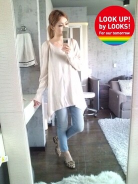 「H&M（エイチ・アンド・エム）のアイテム（ワンピース）」を使った、amiさんの春コーディネート