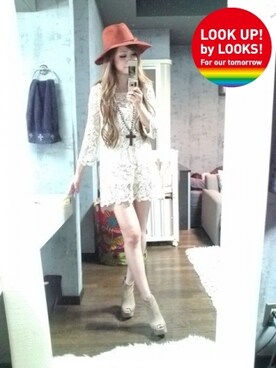 「EGOIST（エゴイスト）のアイテム」を使った、amiさんの夏コーディネート