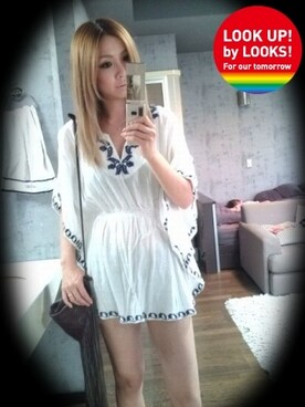 「EGOIST（エゴイスト）のアイテム」を使った、amiさんの夏コーディネート