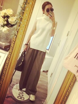 「FREAK'S STORE（フリークスストア）のアイテム（腕時計）」を使った、amiさん（レディース・163cm）の秋コーディネート