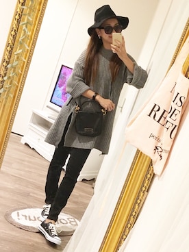 「Marc by Marc Jacobs（マークバイマークジェイコブス）のアイテム（バッグ）」を使った、amiさん（レディース・163cm）の秋コーディネート