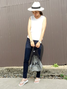 「SHIPS Days（シップスデイズ）のアイテム」を使った、amiさん（レディース・163cm）の夏コーディネート