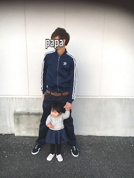 「ベンデイビス」｜「アイテム（ワンピース/ドレス）」を使った、しーさん（キッズ・80cm）の春コーディネート