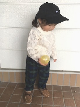 しーさん（キッズ・80cm）の秋コーディネート