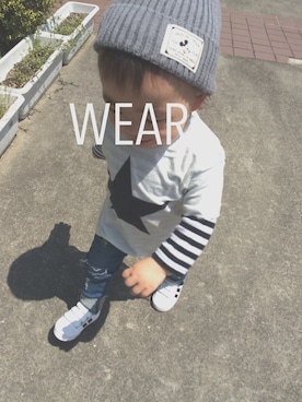 yuuu_iiiさん（キッズ・90cm）の春コーディネート