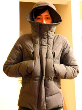 「フード」｜madokichiさん（メンズ・171cm）の冬コーディネート