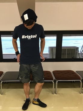 「トレーニング」｜「アイテム（ニットキャップ/ビーニー）」を使った、Sunaoさん（メンズ・171cm）の冬コーディネート