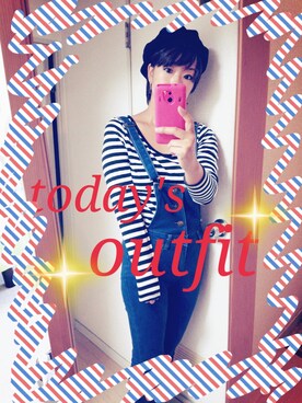 「SPIRALGIRL（スパイラルガール）のアイテム（ハンチング/ベレー帽）」を使った、yumi★さん（レディース・157cm）の秋コーディネート