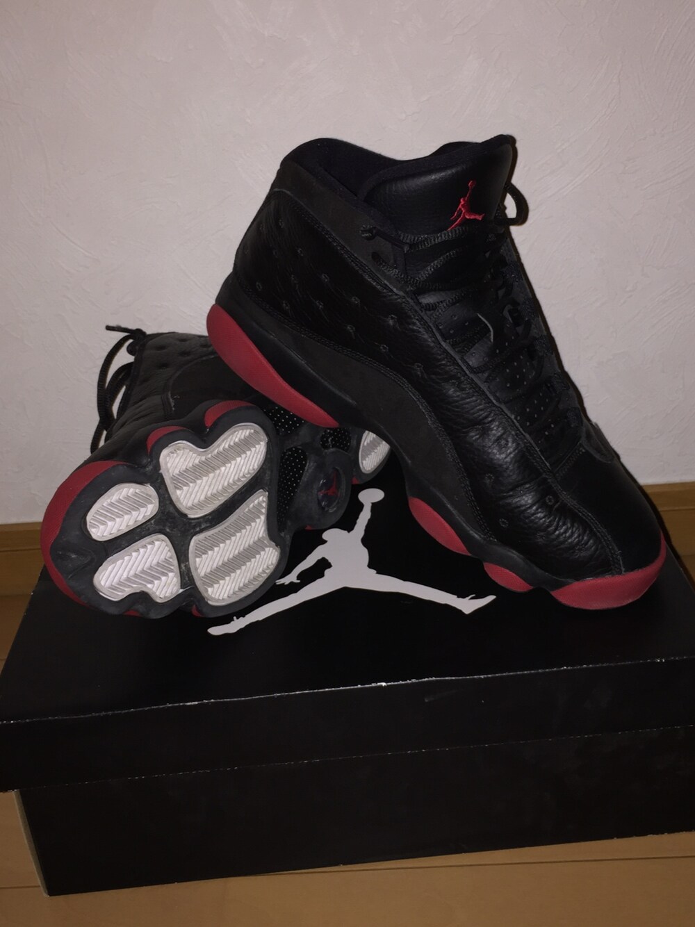 「jordan13、Jordan」｜「AIR JORDANのアイテム（スニーカー、ブラック系）」を使った、OSSY さん（メンズ・170cm）の夏コーディネートの1枚目の写真