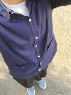 「roundabout（ラウンダバウト）のアイテム（帽子）」を使った、ikeさん（メンズ・175cm）の秋コーディネート