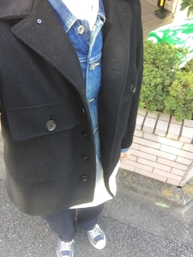 ikeさん（メンズ・175cm）の冬コーディネート