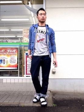 「適当日記」｜シンさん（メンズ・169cm）の春コーディネート