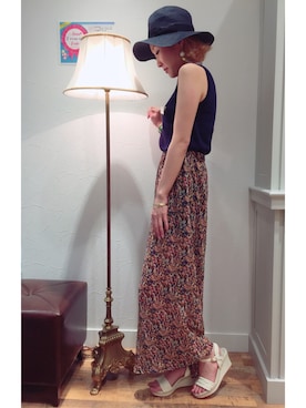 「ウェッジソール」｜ORientalTRaffic アミュプラザ小倉店さん（レディース・160cm）の夏コーディネート