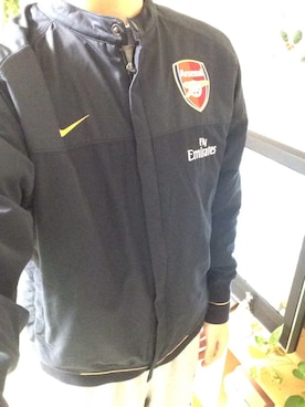 「サッカー」｜「アイテム（その他アウター）」を使った、ルディさん（メンズ・171cm）の春コーディネート