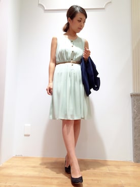「Soareak（ソアリーク）のアイテム（テーラードジャケット）」を使った、yukiさん（レディース・153cm）の夏コーディネート
