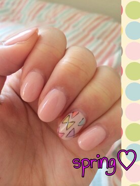 「Luxe（リュクス）のアイテム」を使った、ひまわりさん（レディース・169cm）の春コーディネート