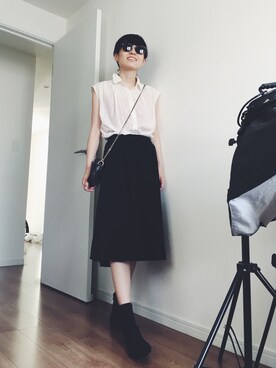 yuさん(レディース・161cm)の夏コーディネート