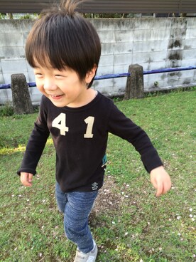 hi♡⍢⃝♡naさん(キッズ・110cm)の春コーディネート