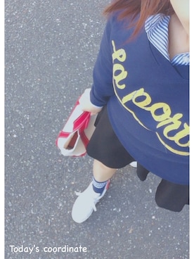 「adidas（アディダス）のオリジナルス スタンスミス [STAN SMITH EF W]（スニーカー、ホワイト系）」を使った、eightmanさん（レディース・163cm）の春コーディネート