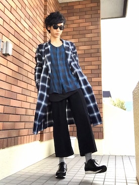 「チドリ柄」｜「アイテム（アナログ腕時計）」を使った、安田貴広さん（メンズ・174cm）の春コーディネート