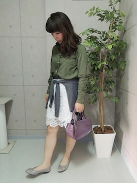 「アイテム（レインシューズ）」を使った、hiroさん（レディース・151cm）の秋コーディネート