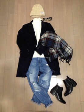 Mutsu☆さん（レディース・149cm）の冬コーディネート