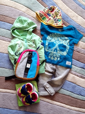 ©︎さん（キッズ・80cm）の春コーディネート