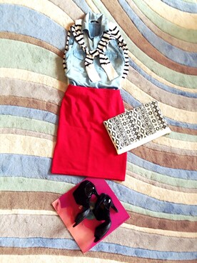 ©︎さん（レディース・168cm）の夏コーディネート