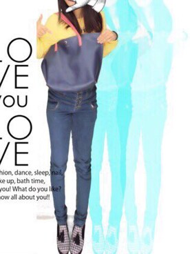 「pointのアイテム」を使った、senaさん（レディース・160cm）の秋コーディネート