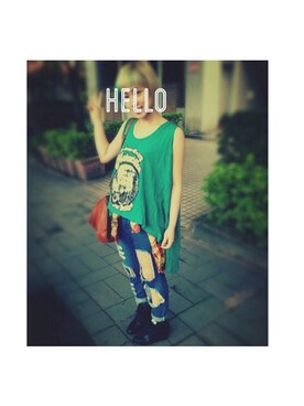 閔さんのコーディネート