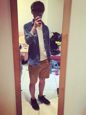 王軒軒さんのコーディネート