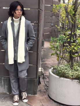 鈴木隆文さん（メンズ・178cm）の冬コーディネート