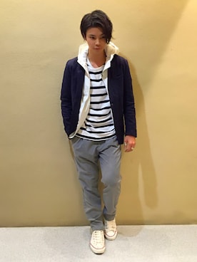 鈴木隆文さん（メンズ・178cm）の春コーディネート