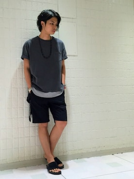 鈴木隆文さん(メンズ・178cm)の夏コーディネート