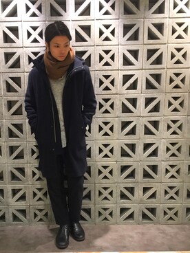 「RAGEBLUE（レイジブルー）のアイテム（その他アウター）」を使った、鈴木隆文さん（メンズ・178cm）の秋コーディネート