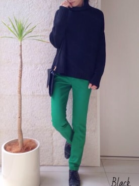 「H&M（エイチ・アンド・エム）のアイテム（ショルダーバッグ）」を使った、ayaさん（レディース・161cm）の冬コーディネート
