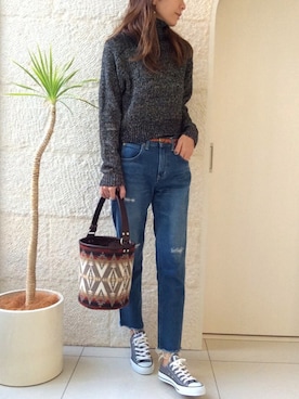 「B:MING by BEAMS（ビーミングバイビームス）のアイテム」を使った、ayaさん（レディース・161cm）の冬コーディネート