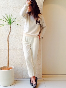 「copine（コピン）のアイテム」を使った、ayaさん（レディース・161cm）の冬コーディネート