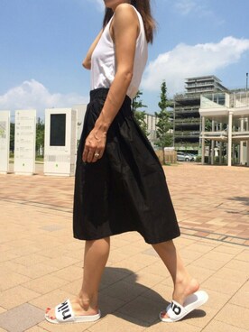 「7月WEAR夏のサンダル祭り」｜ayaさん（レディース・161cm）の夏コーディネート
