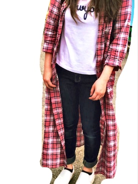 「アイテム（シャツワンピース）」を使った、manamiさん（レディース・160cm・20代）の春コーディネート