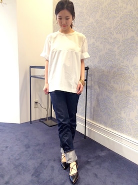 「SOFIE D'HOORE（ソフィードール）のアイテム」を使った、hayashiさん（レディース・153cm）の春コーディネート